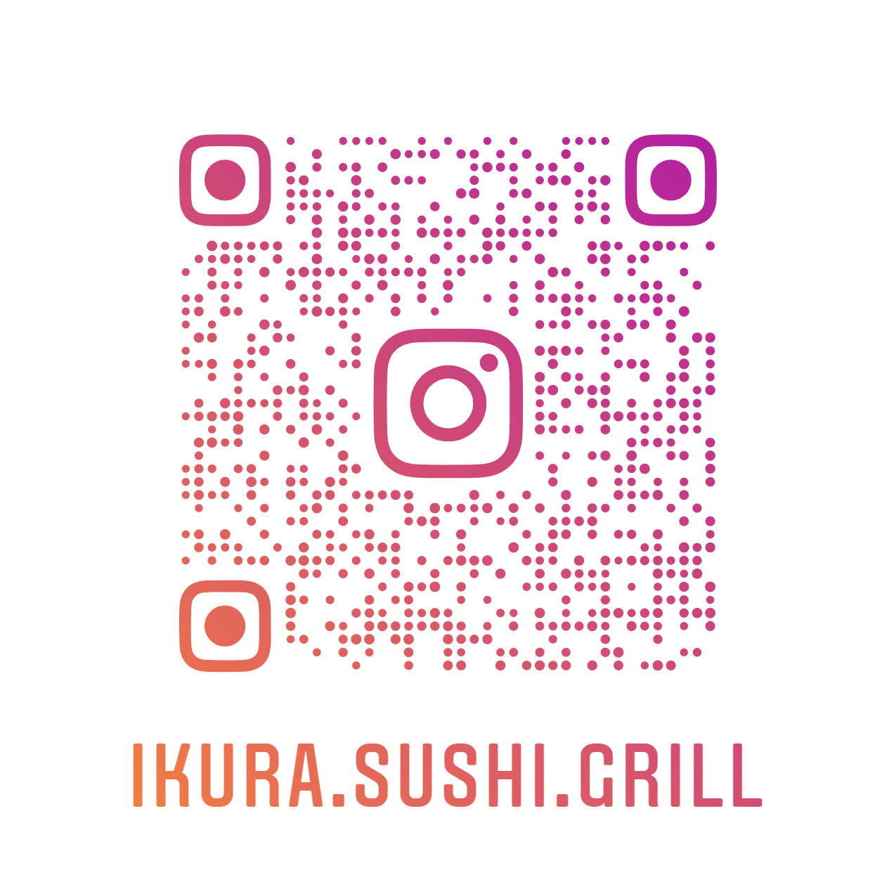 QR instagram ikura